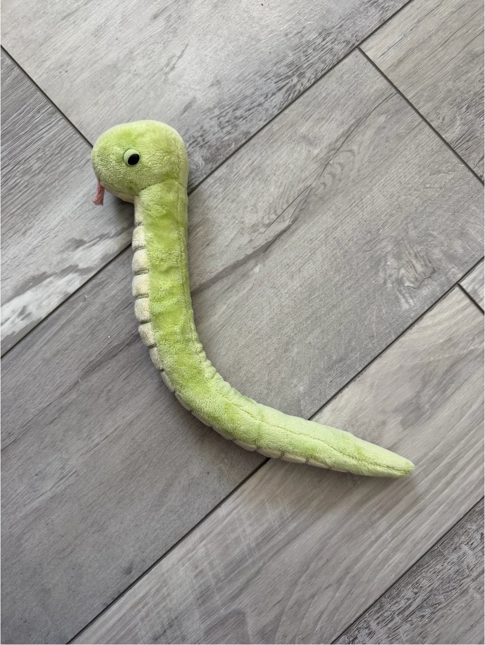 Bellzi Y2K Chibi Kawaii Mini SNAKI The Grass Snake- flexible body plushie toy